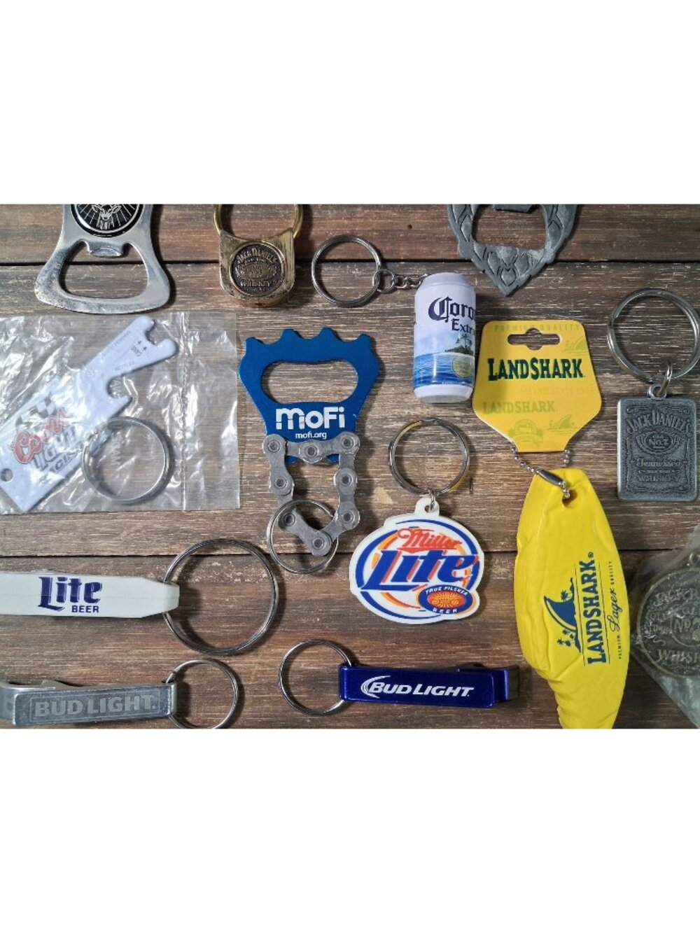 Brewing Company Keychain Lot Wiked Jack Landshark Miller Jager Other